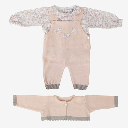 Completo in lana per neonata Klaiadì K123COM3